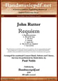 Requiem Concert Band sheet music cover